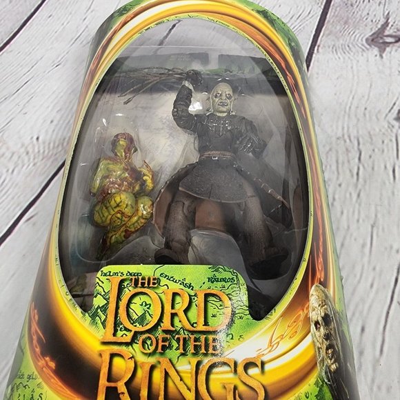 Lord Of The Rings Orc Overseer With Dungeons Of Isengard Action Figure Toybiz - Picture 10 of 10